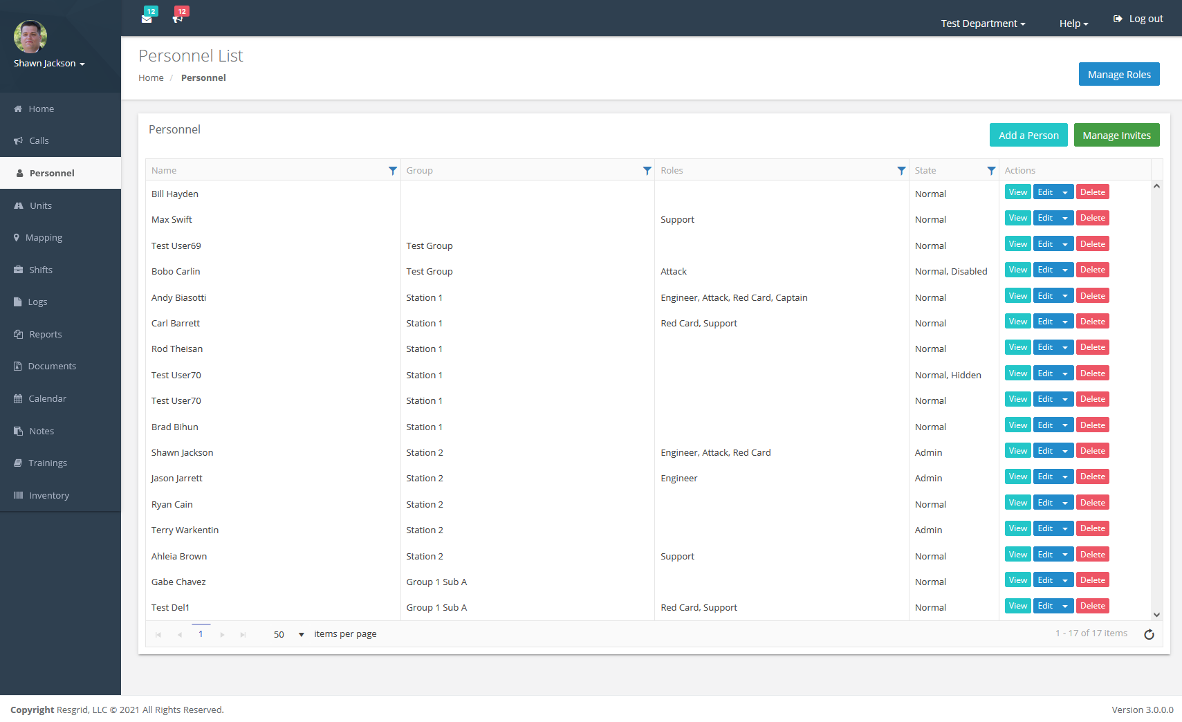 Roster & Role Management