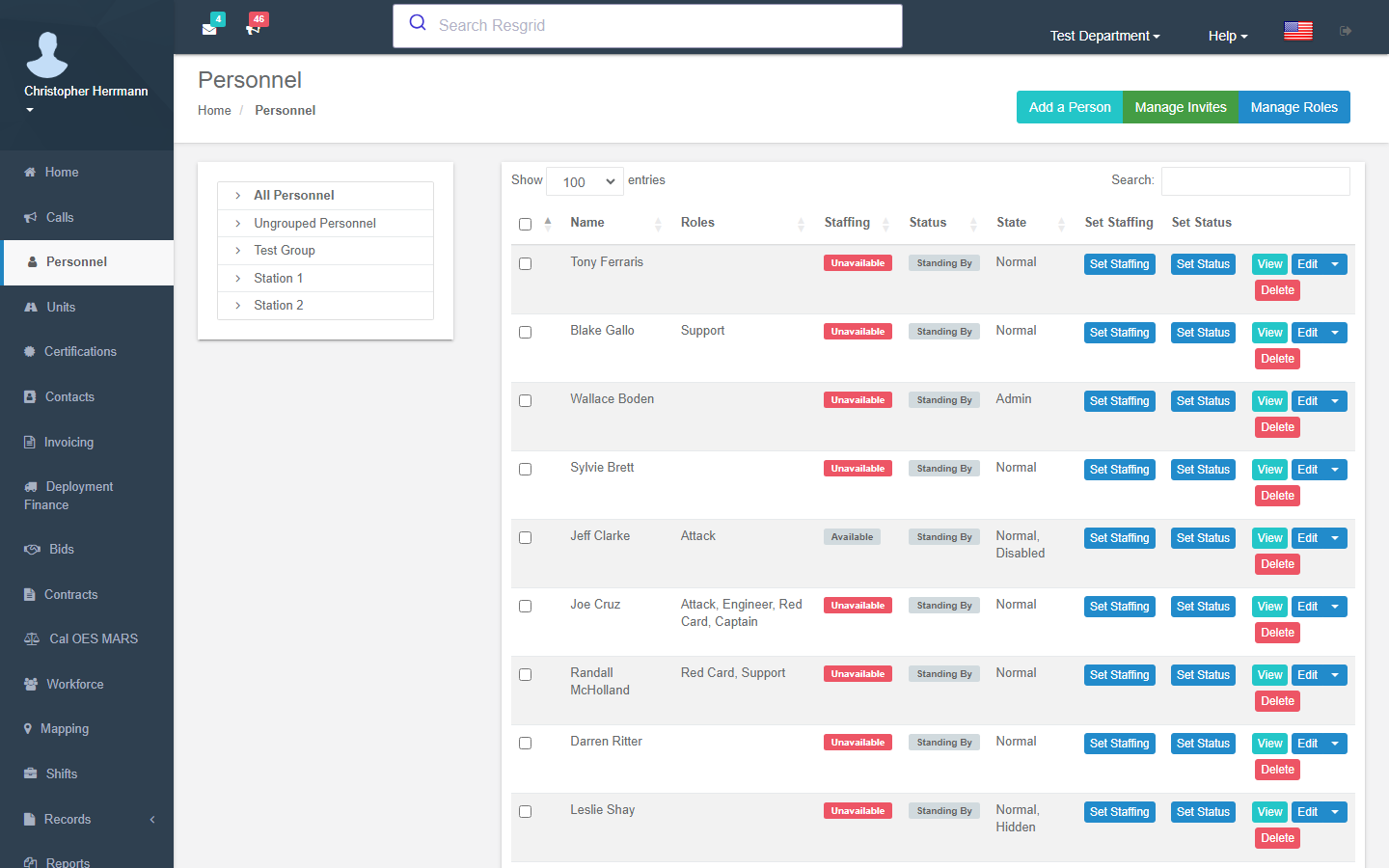 Roster & Role Management
